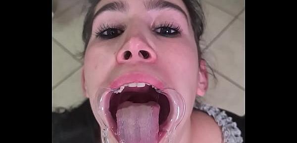 trendsFrench maid tries to drink her own piss with a lip retractor | funny